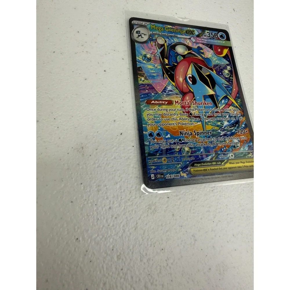 Mega Greninja EX 116/086 SIR -Chaos Rising Special Illustration Rare Pokemon